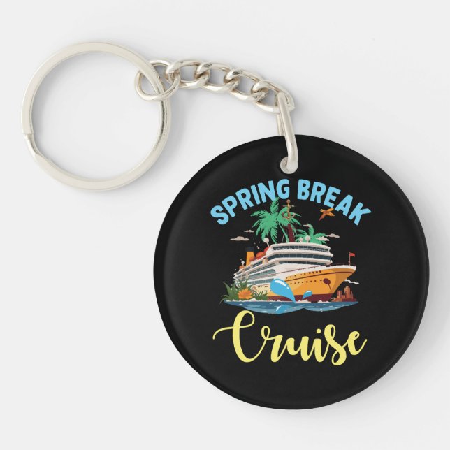 Spring Break Cruise Key Ring (Front)