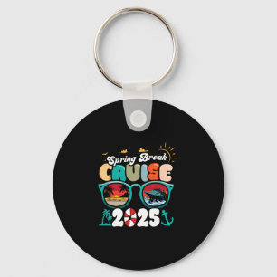 Spring Break Cruise Squad 2025 Cruising Vacation M Key Ring