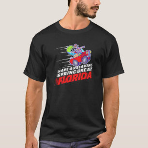 Spring Break Florida Car Travel Vacation Mode T-Shirt