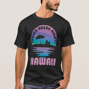 Spring Break Hawaii Sunset Vintage Matching Women  T-Shirt