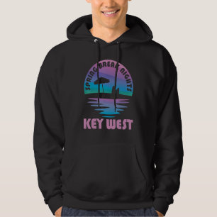 Spring Break Key West Sunset Vintage Matching Wome Hoodie