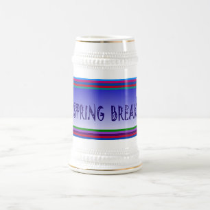Spring Break & palm Tree - Beer Stein