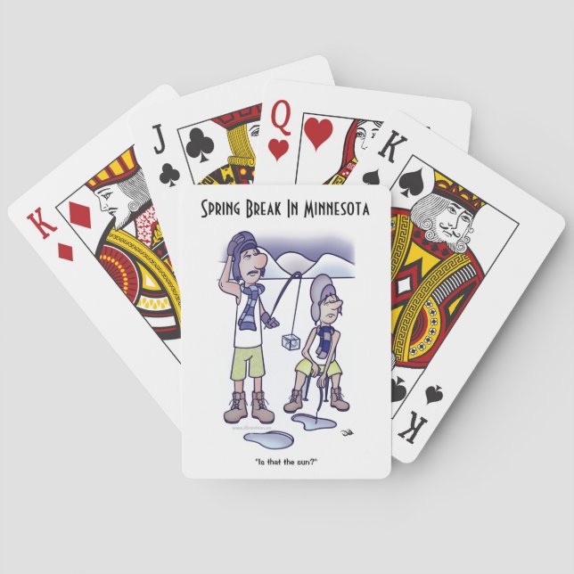 Spring Break Playing Cards (Back)
