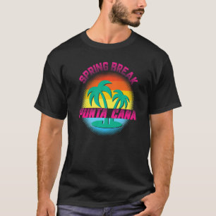 Spring Break Punta Cana Sunset Vintage Matching Wo T-Shirt