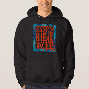 Spring Break Senior Class Student School Trip Flor Hoodie