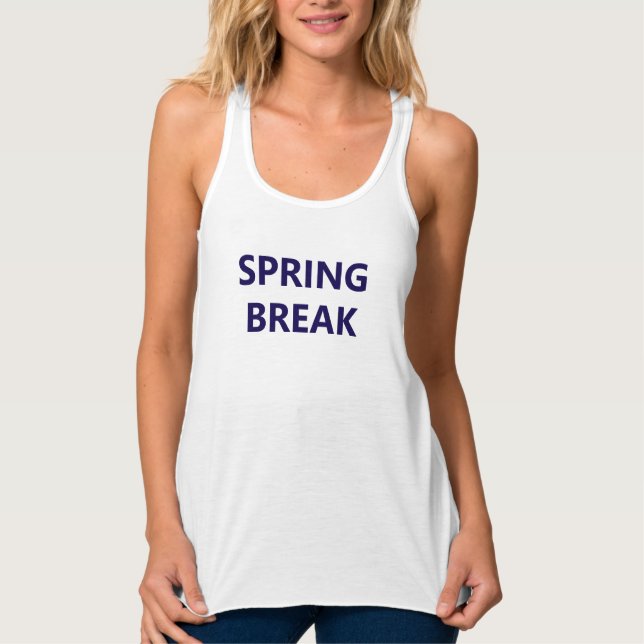 SPRING BREAK SINGLET (Front)