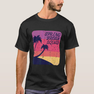 Spring Break Squad Family Matching Group Vacation  T-Shirt