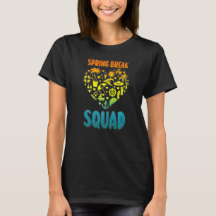 Spring Break Squad Family Matching Group Vacation T-Shirt