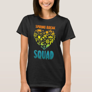 Spring Break Squad Family Matching Group Vacation T-Shirt