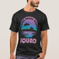Spring Break Squad Sunset Vintage Matching Women M