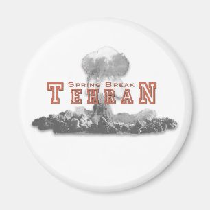 Spring Break Tehran Iran Magnet
