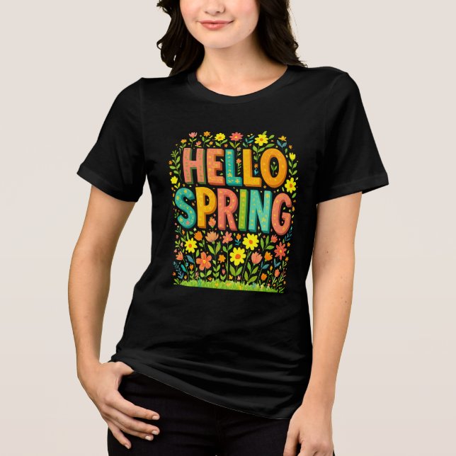 Spring break Tri-Blend shirt (Front)