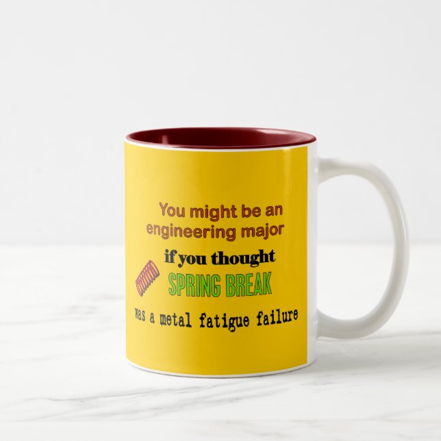Spring Break Two-Tone Coffee Mug (Right)