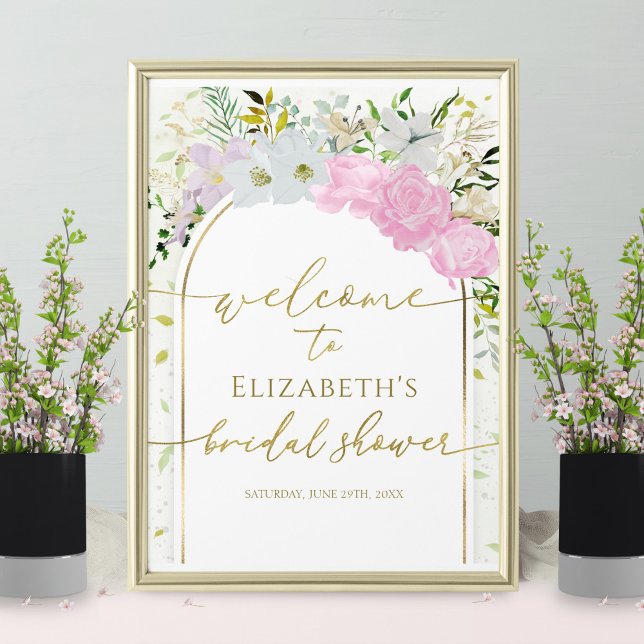 Spring Bridal Shower Welcome Sign Wildflower (Creator Uploaded)