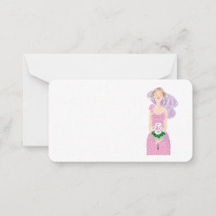 Spring bride card