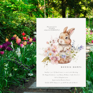 Spring Bunny | Easter | Egg Hunt | Baby | Brunch Invitation