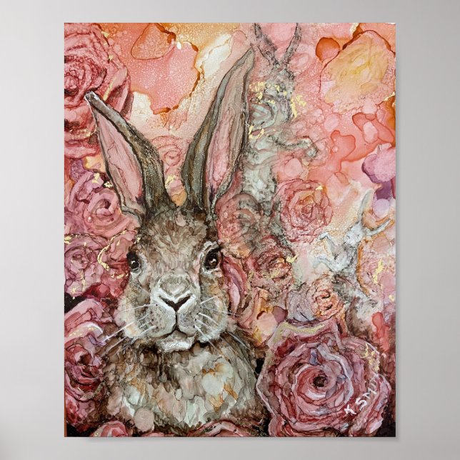 "Spring Bunny" Print (Front)