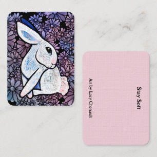 Spring Bunny Rabbit Easter Ostara Calling Card
