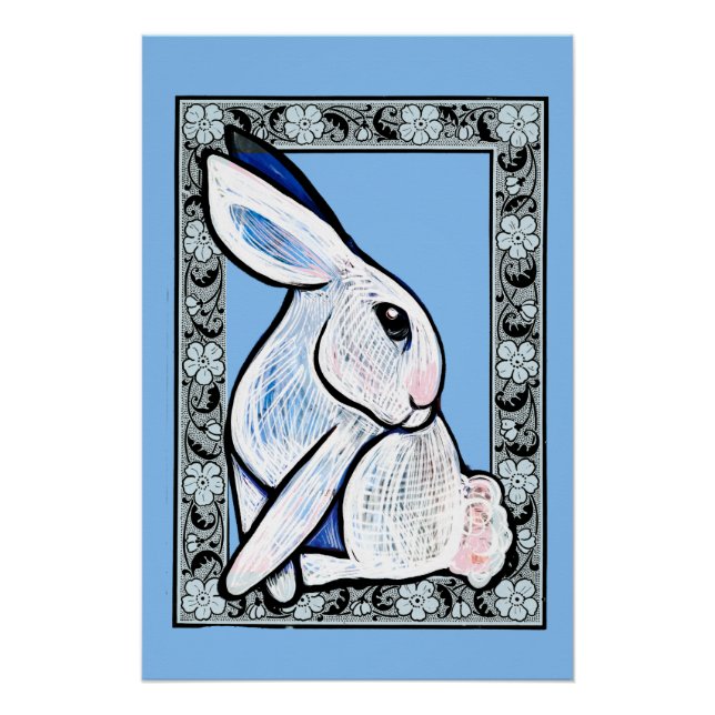Spring Bunny Rabbit Easter Ostara                  Poster (Front)