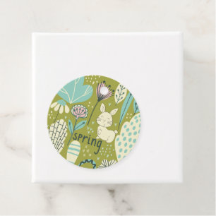 Spring Bunny Rabbit Nature Favour Tags