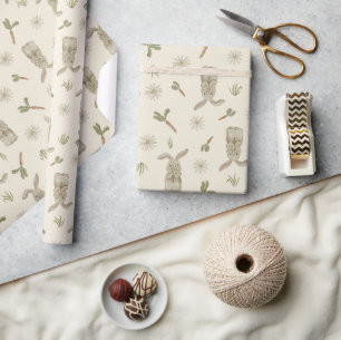 Spring Bunny Wrapping Paper