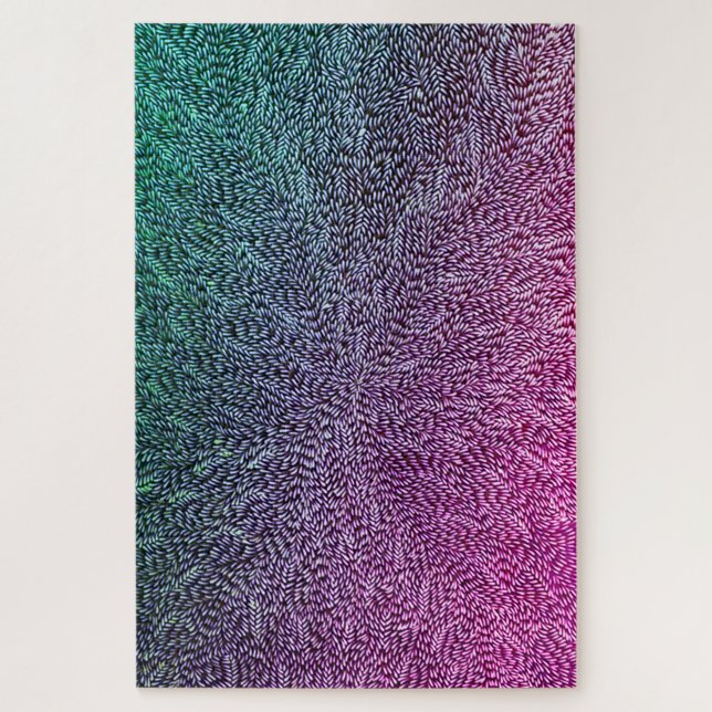 Spring bush medicine leaves jigsaw puzzle (Vertical)