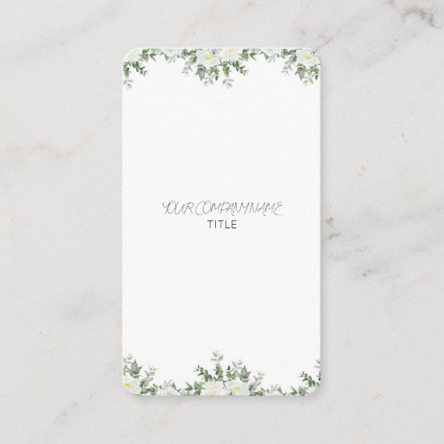 spring business card (Front)