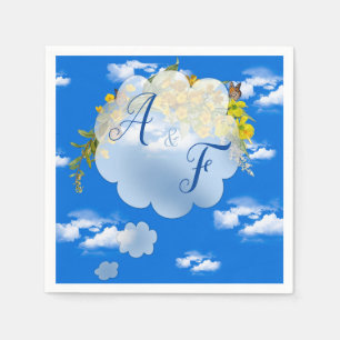 Spring Buttercup Flowers Napkin