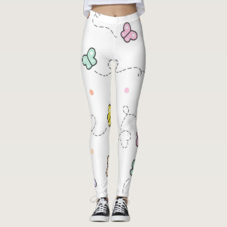 Spring butterflies leggings