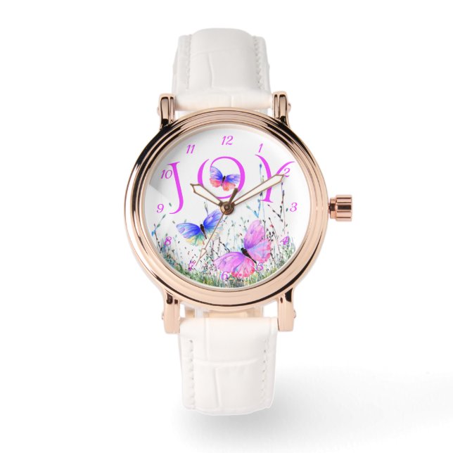 Spring Butterflies Watch (Front)