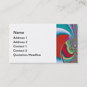 Spring Butterfly Abstract Colour Burst Art Business Card