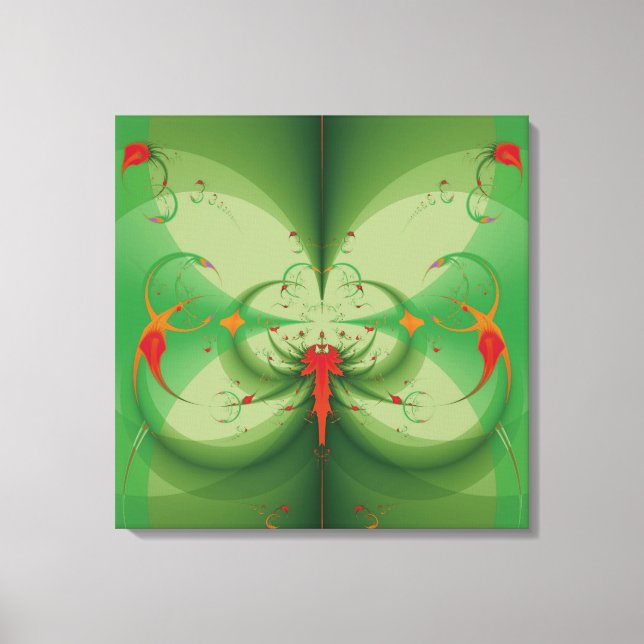 Spring Butterfly Canvas Print (Front)