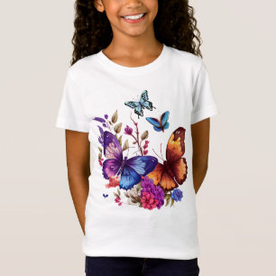 Spring Butterfly Wildflower Meadow T-Shirt