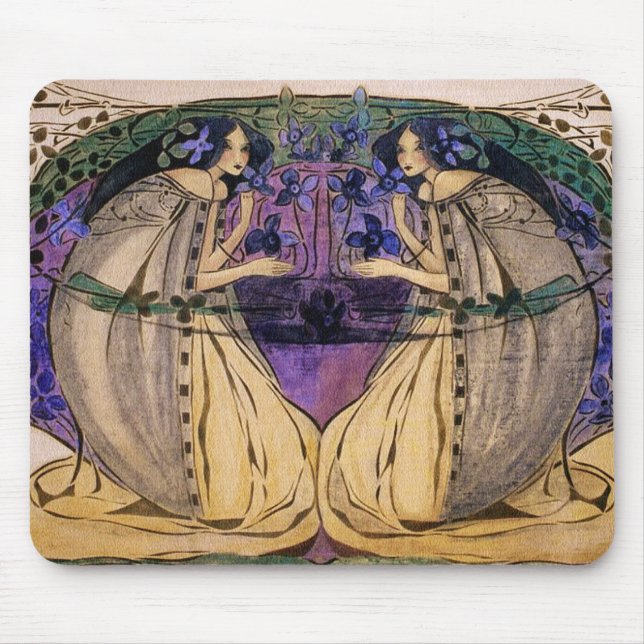 Spring by Frances Macdonald Mouse Pad (Front)