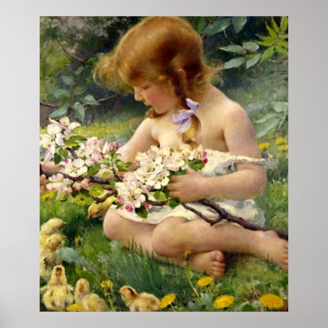 ‘Spring’ by Franz Dvorak Poster (Front)