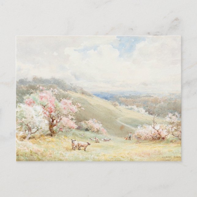 Spring by Joseph Rubens Powell (1835–1871) Postcard (Front)