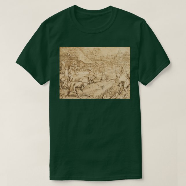 Spring by Pieter Bruegel the Elder T-Shirt (Design Front)