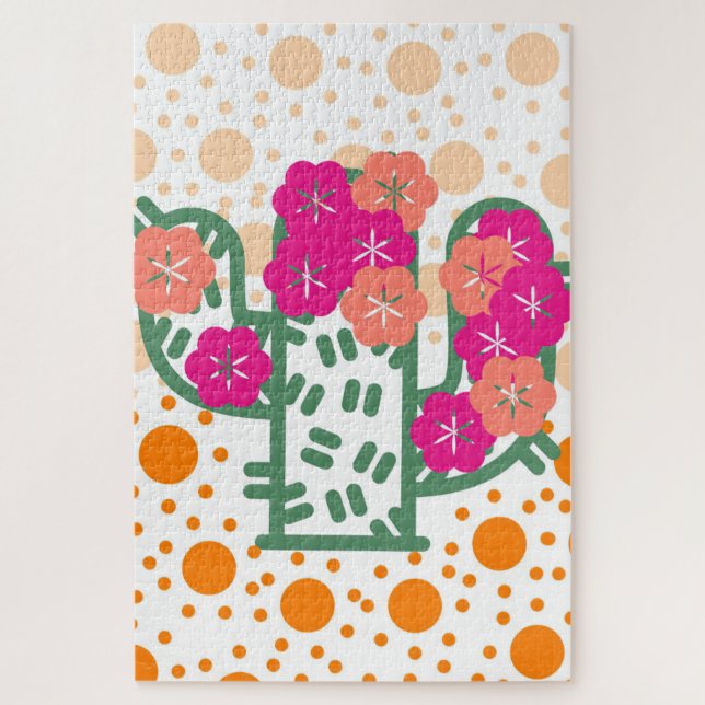 Spring Cactus Jigsaw Puzzle (Vertical)