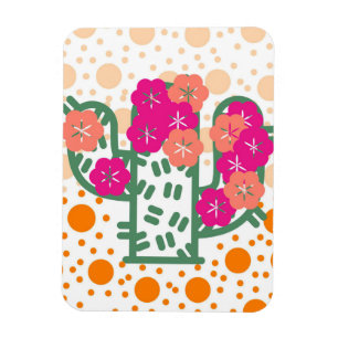 Spring Cactus Magnet