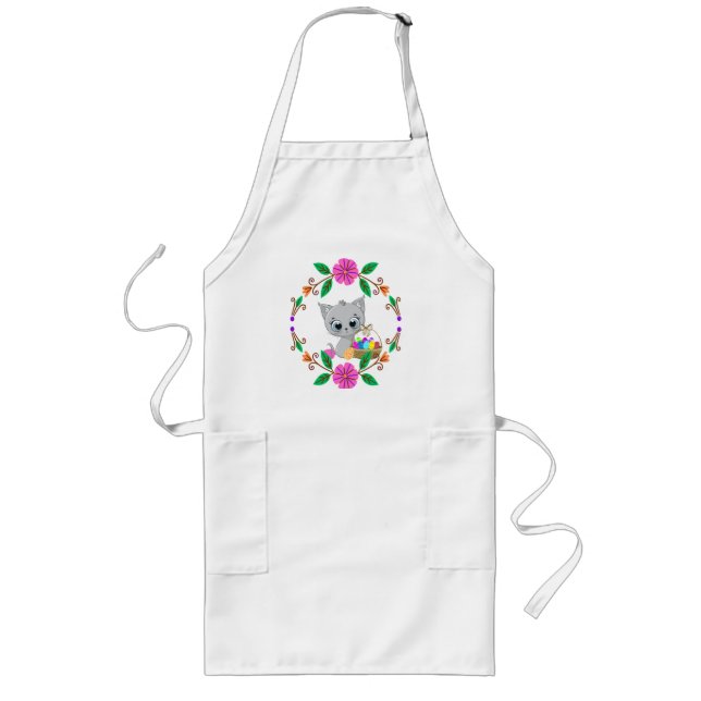 Spring Cat Apron (Front)