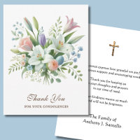 Spring Catholic Floral Condolence Sympathy
