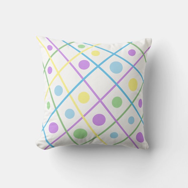 Spring Celebration-White Background Cushion (Front)