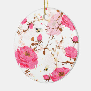 spring ceramic tree decoration