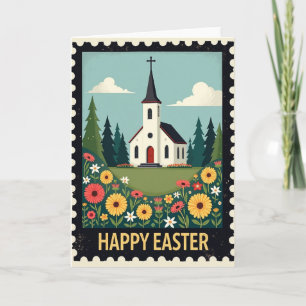 Spring Chapel Easter Scene Card