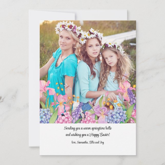 Spring Charm Photo Card (Front)