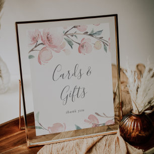 Spring Cherry Blossom Cards and Gifts Sign