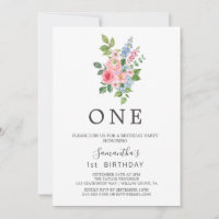 Spring Cherry Blossom First Birthday Party 
