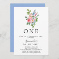 Spring Cherry Blossom First Birthday Party