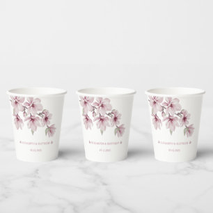 Spring Cherry Blossom The Wedding  Paper Cups