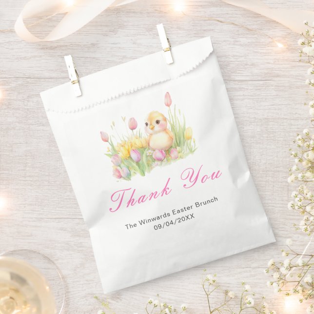 Spring Chick Easter Brunch Favour Bags (Clipped)